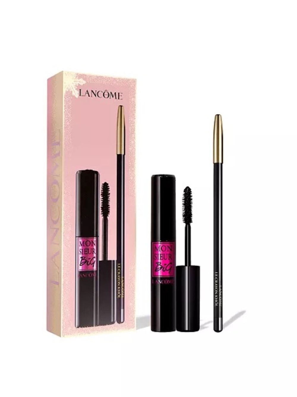 LANCÔME MONSIEUR BIG MASCARA+LE CRAYON KHÔL EYELINER-BOTH FULL SIZE BLACK NIB!
